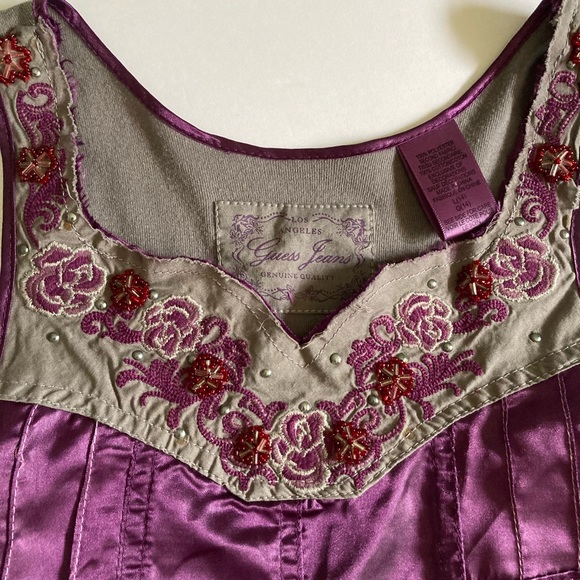 Guess Sleeveless Top with Side Zipper Size L (14) - Picture 5 of 7